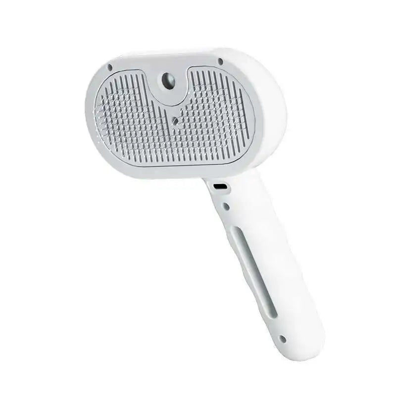 Hot Cat Brush with Steam Dog Spray Pet Steam Massage Brush Spray Hair Removal Comb Massage Steamer Comb for Long Hair Dogs Cats